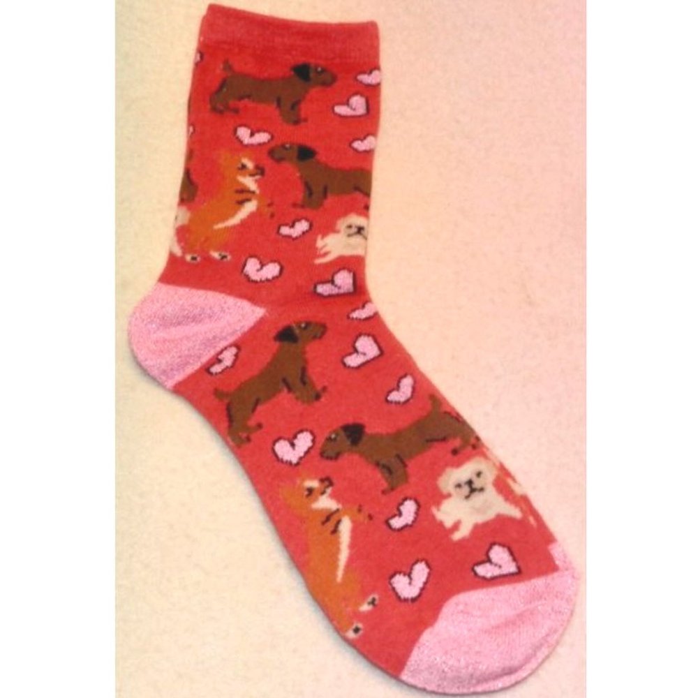 Puppy Dog Heart Socks - Picture 4 of 4
